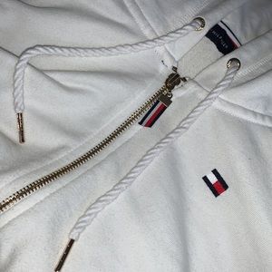 White Tommy Hilfiger zip up!